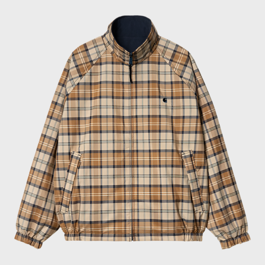 Reversible Planer Jacket Planer Check, Wall / Air Force Blue