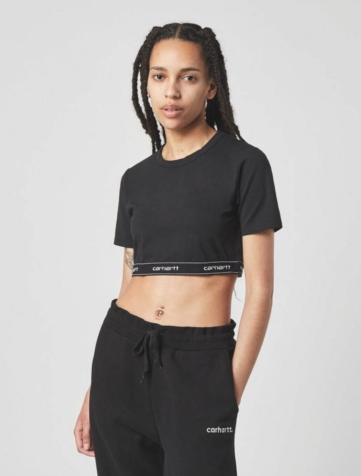 W’ Script Crop Top