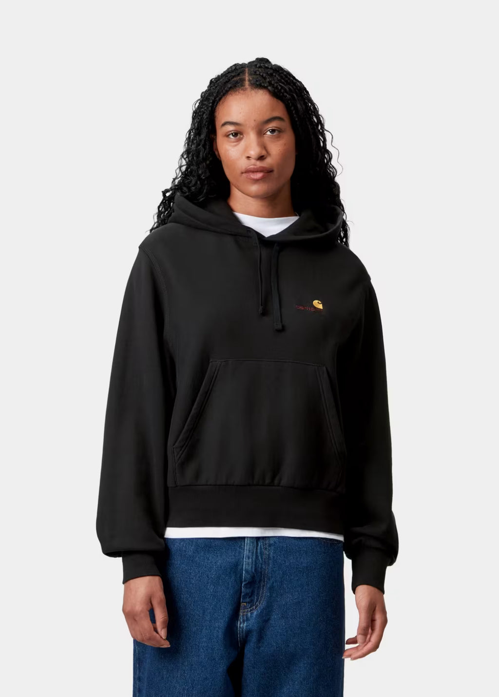 W’ Hooded American Script