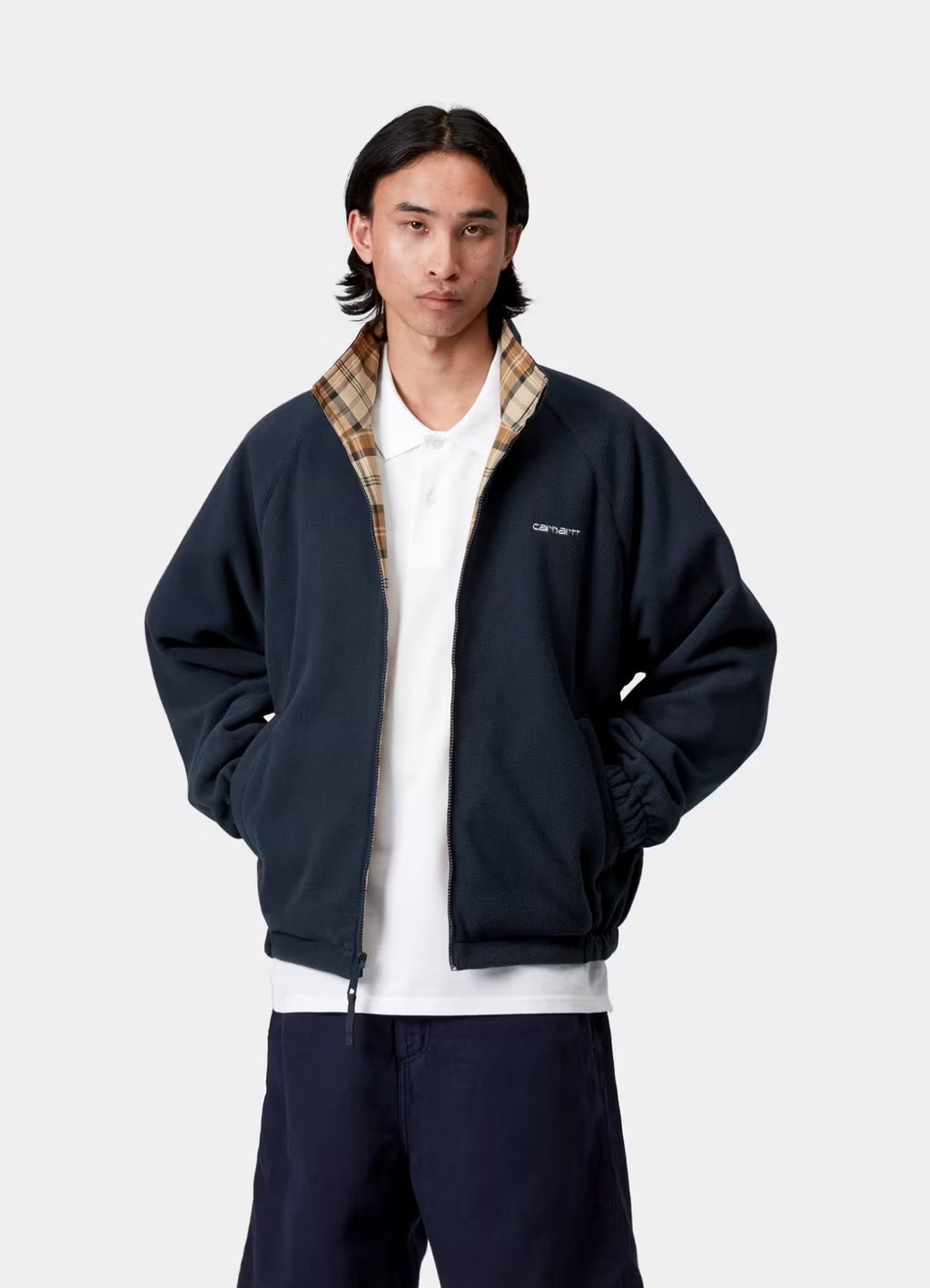 Reversible Planer Jacket Planer Check, Wall / Air Force Blue