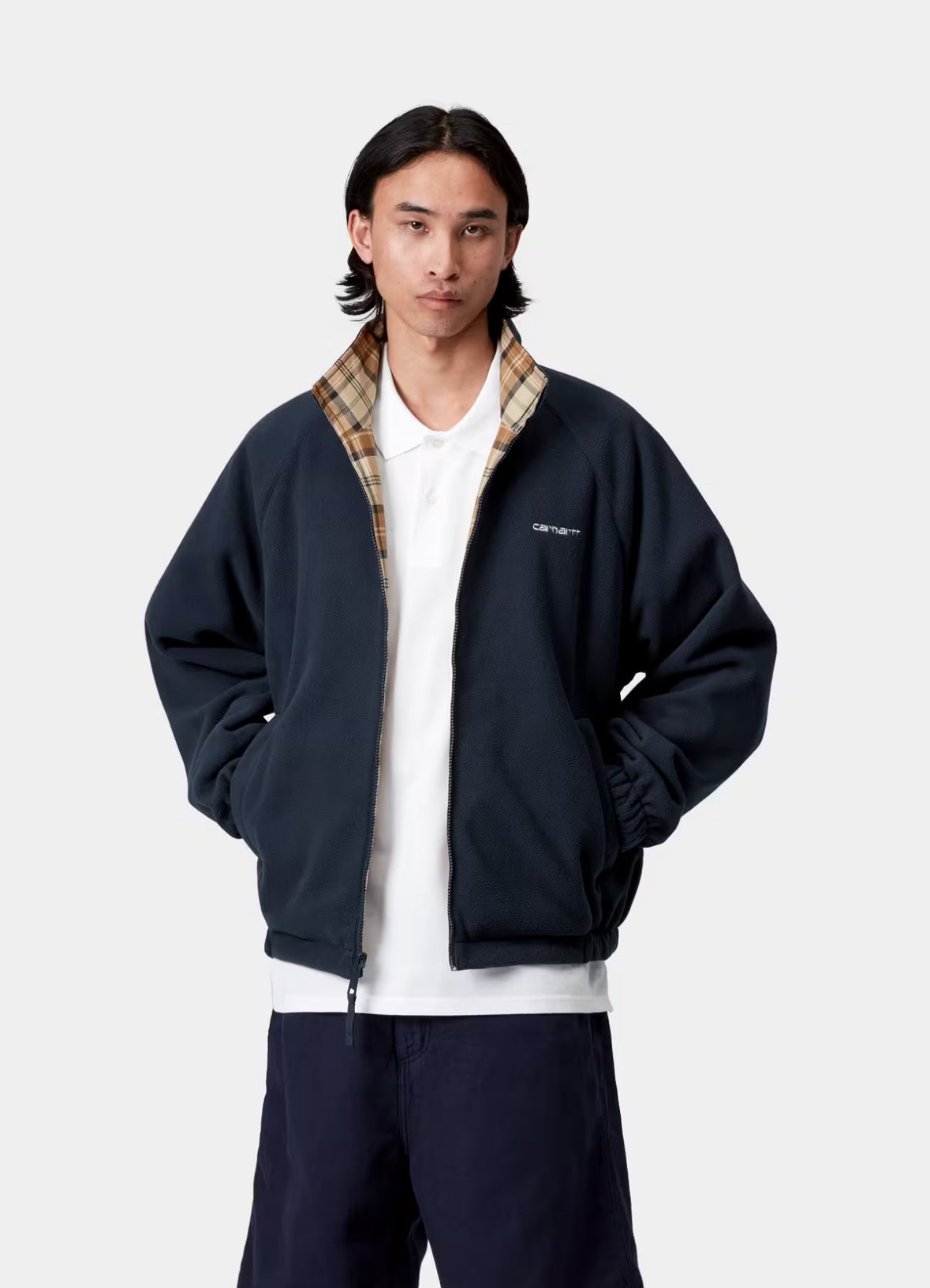 Reversible Planer Jacket Planer Check, Wall / Air Force Blue