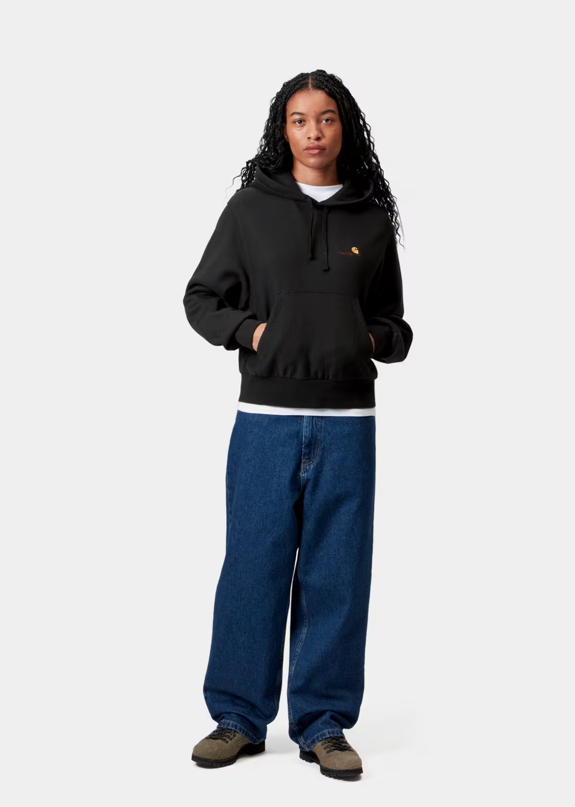 W’ Hooded American Script