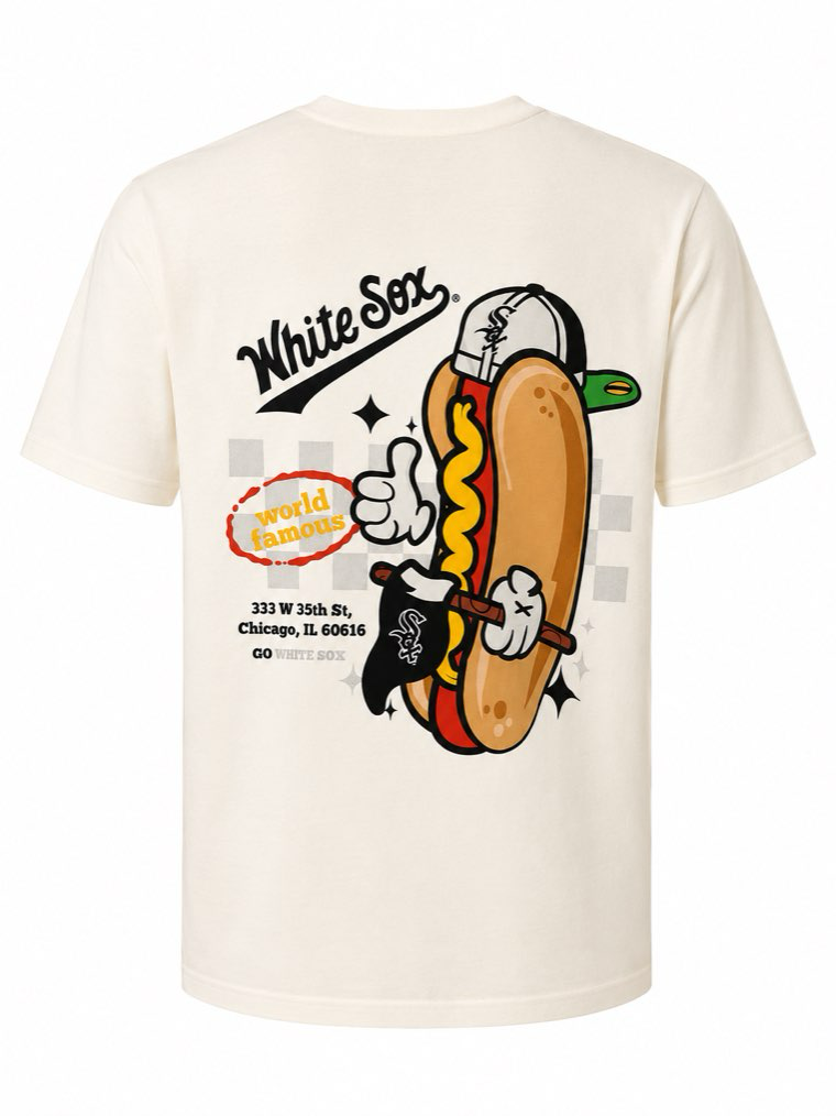 Chicago White Sox Hot Dog Graphic