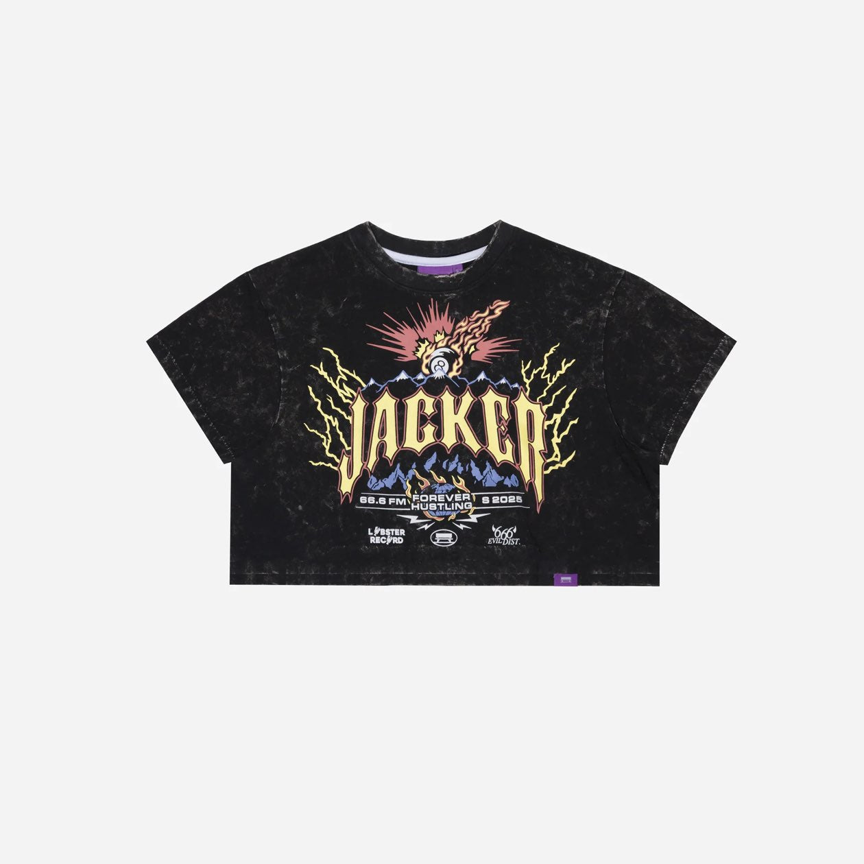 Inferno Washed Crop Top