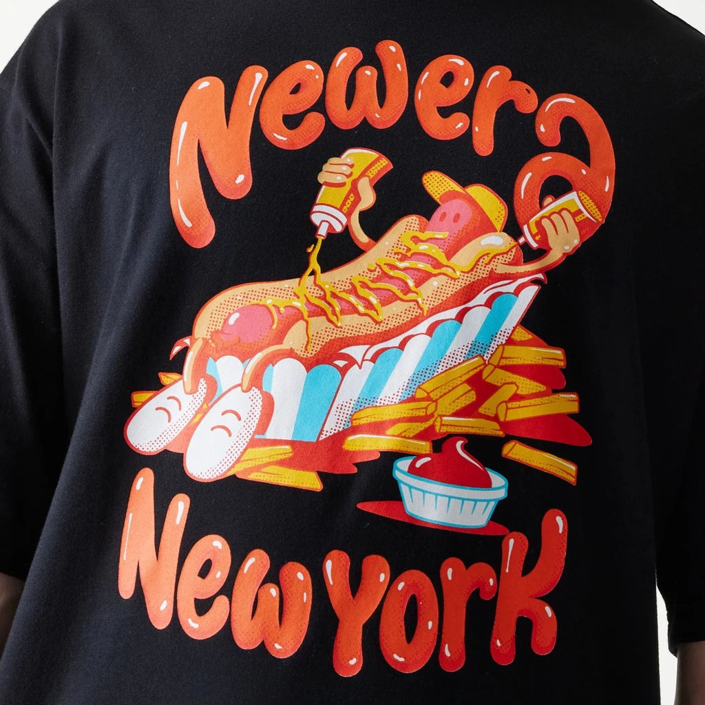 Oversized Hotdog Food Graphic