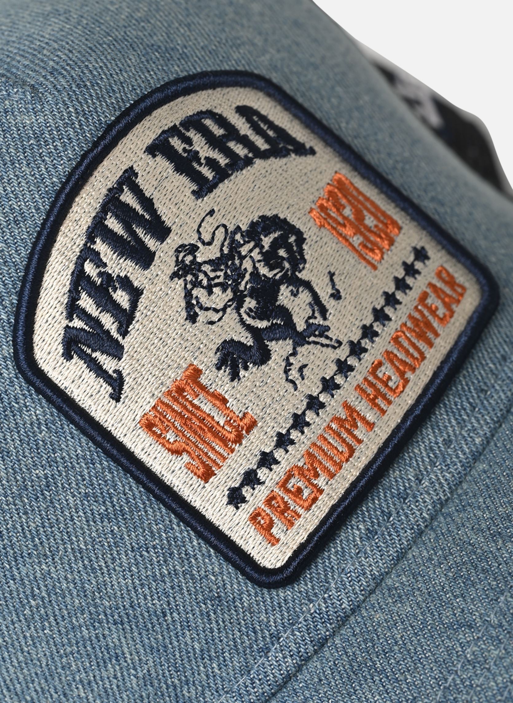 Denim Patch Trucker