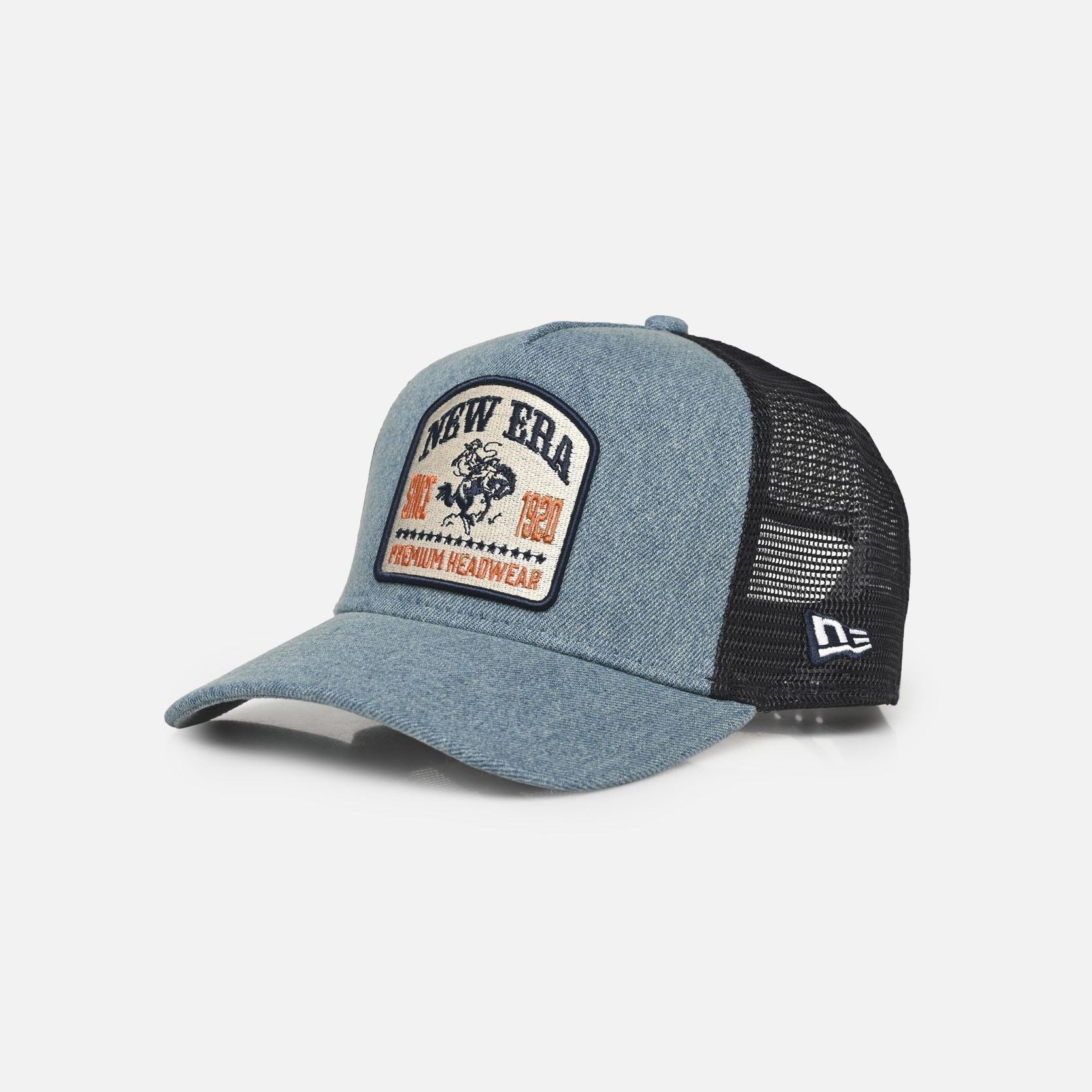 Denim Patch Trucker