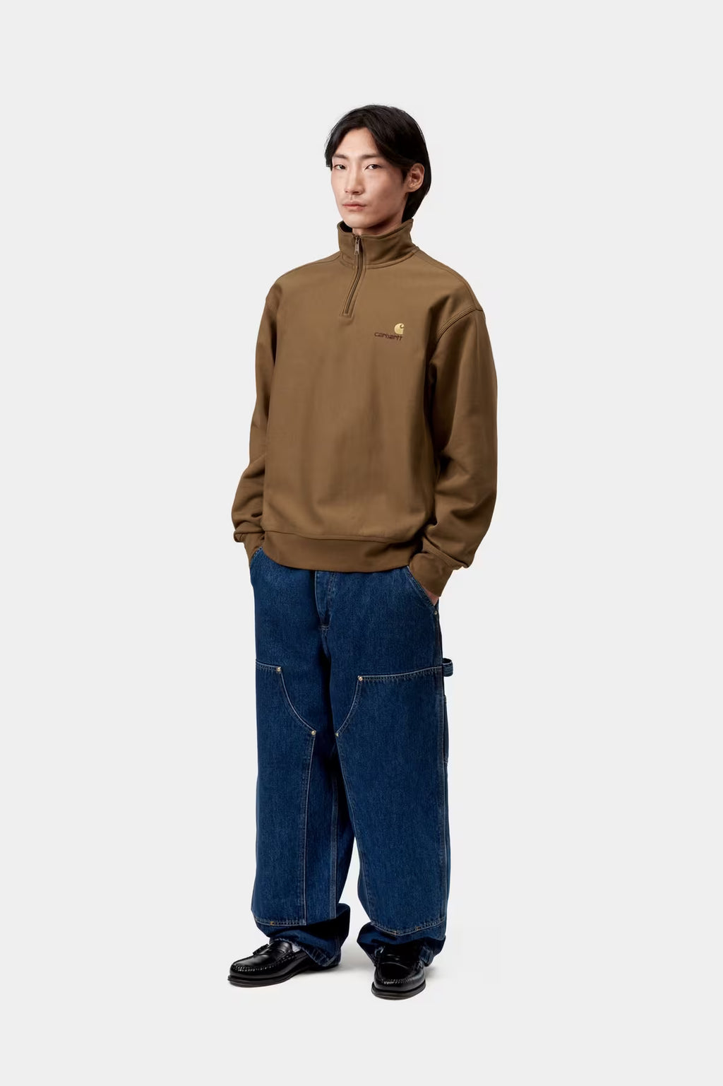 Half Zip American Script