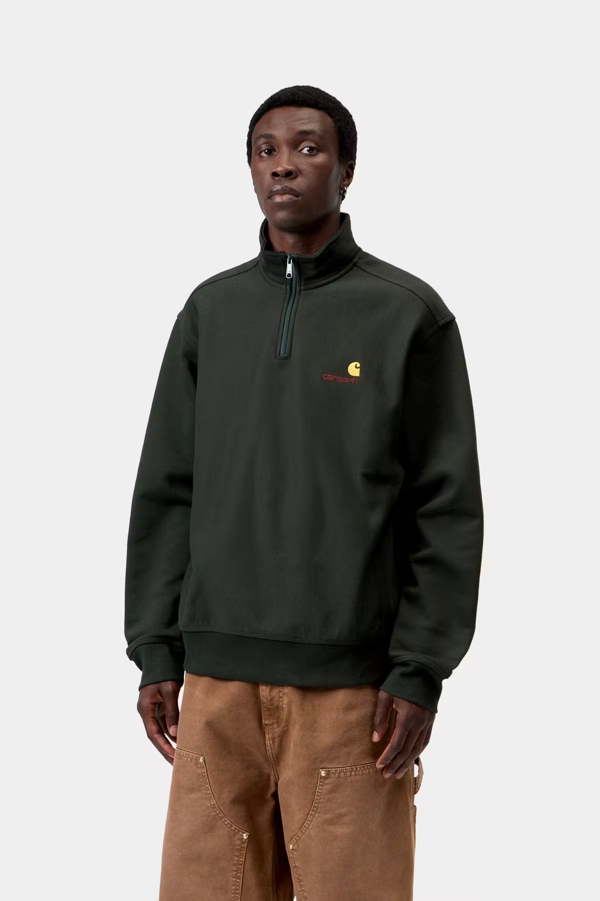 Half Zip American Script Sweatshirt
