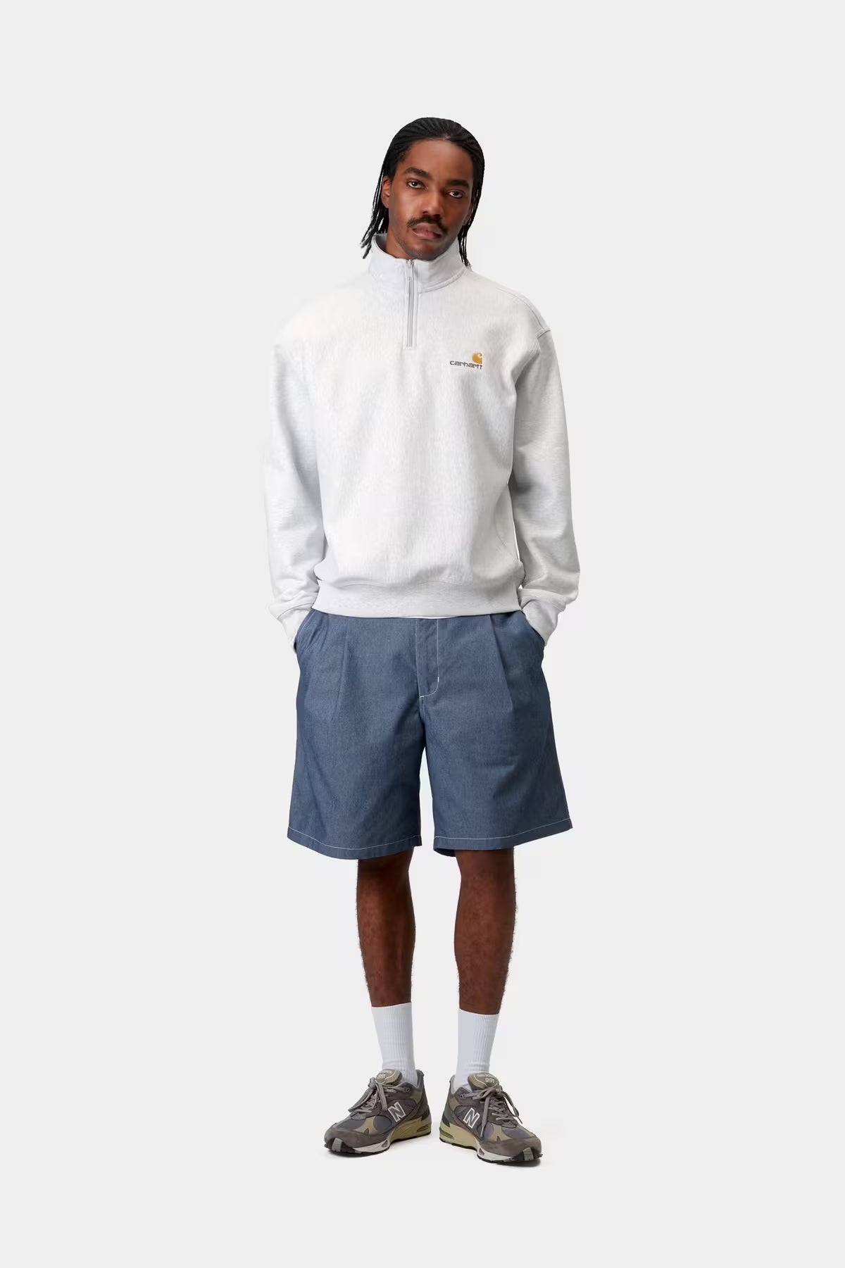 Half Zip American Script Sweatshirt
