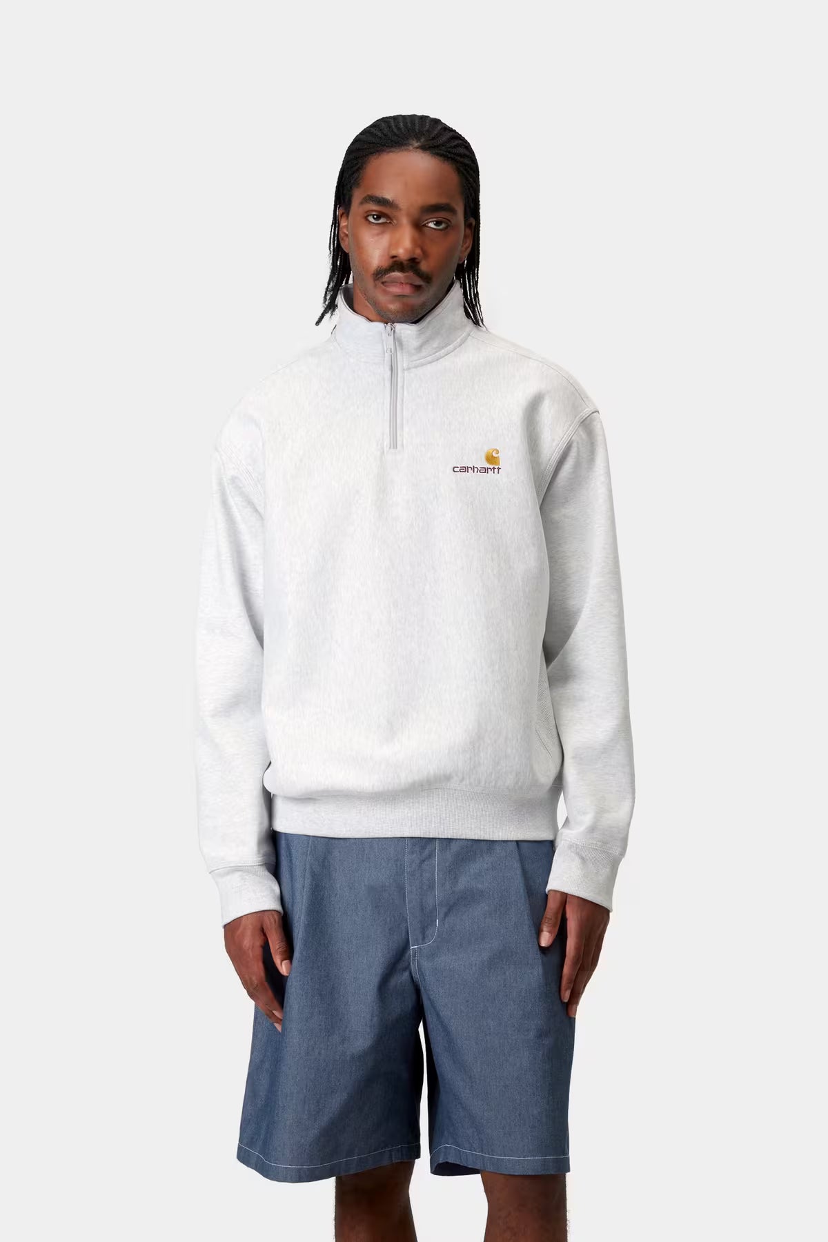 Half Zip American Script Sweatshirt