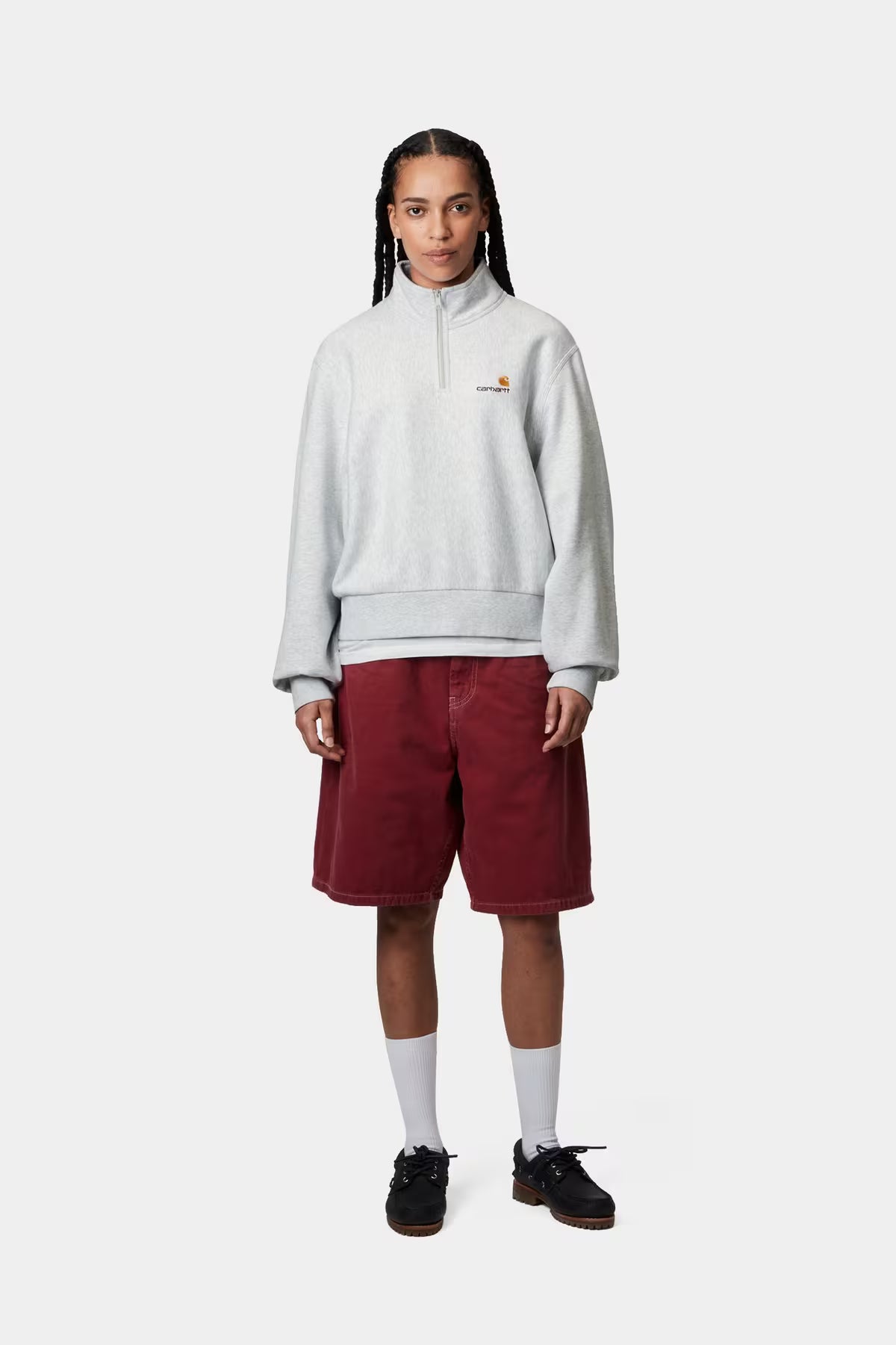 W' American Script High Neck Sweat