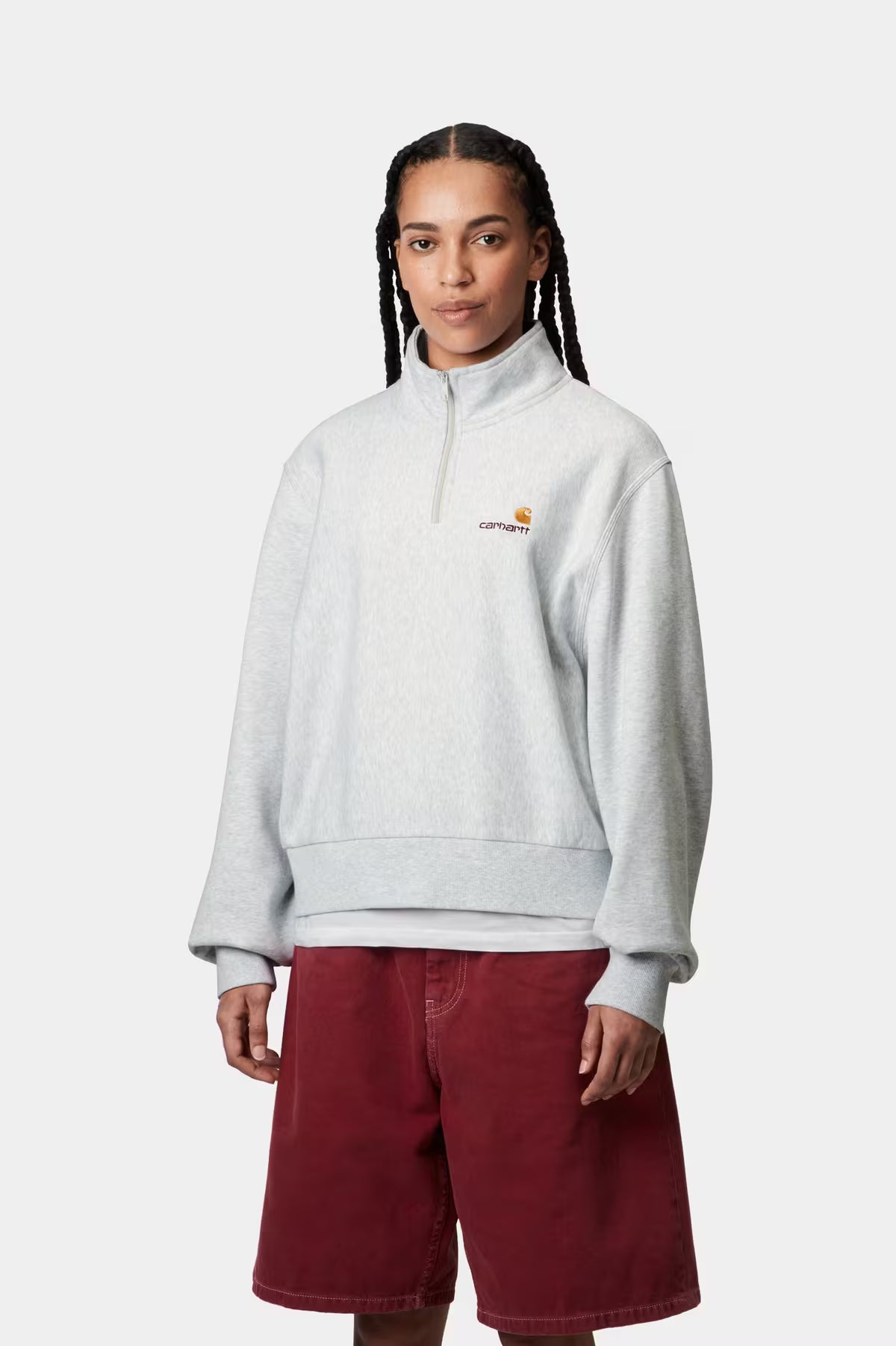 W' American Script High Neck Sweat
