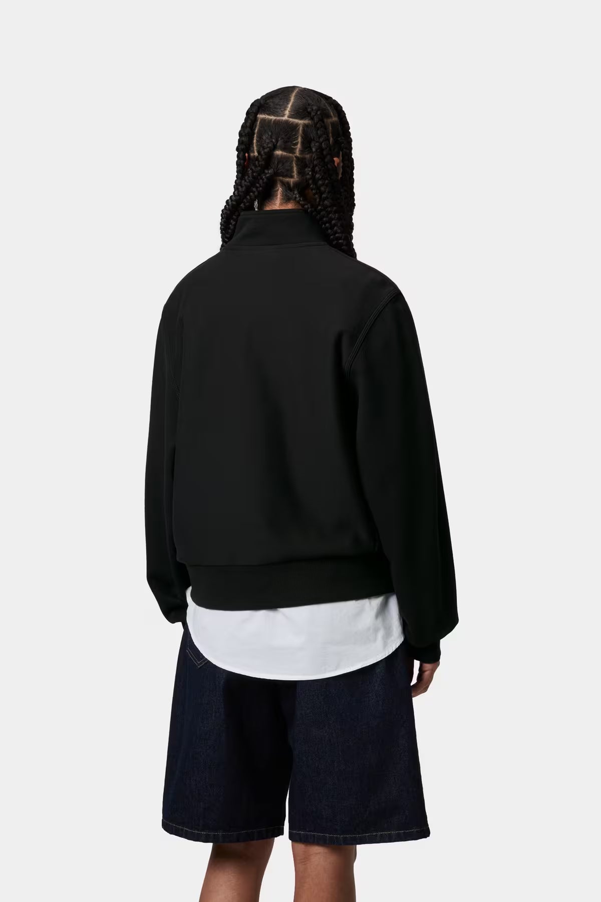 W' American Script High Neck Sweatshirt